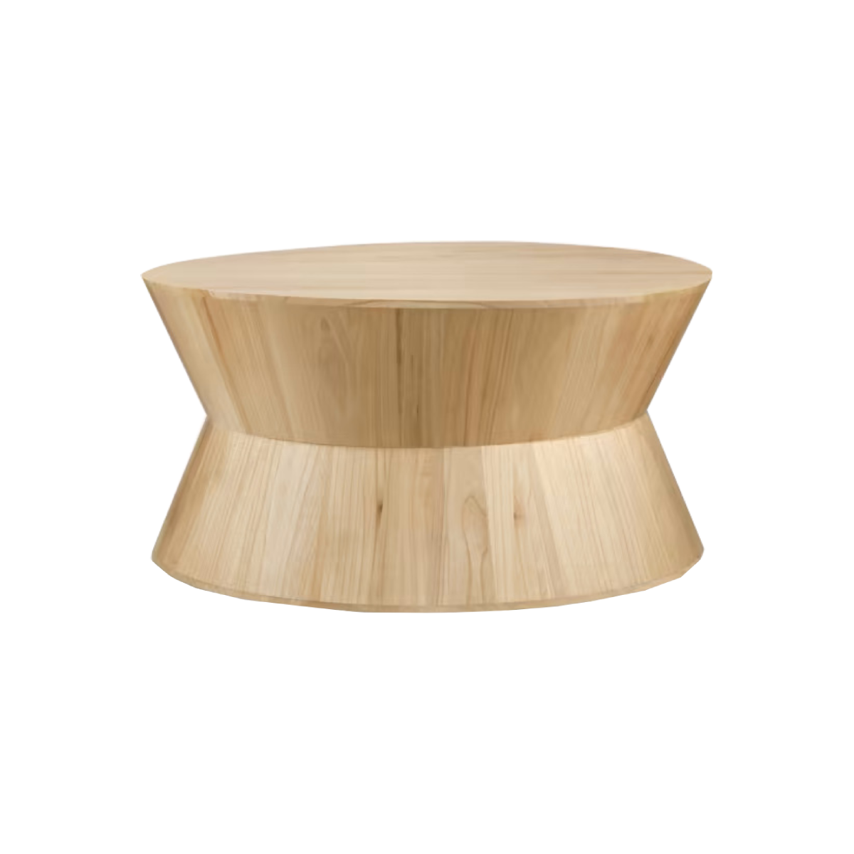 Mesa de centro Lima con chapa roble blanco