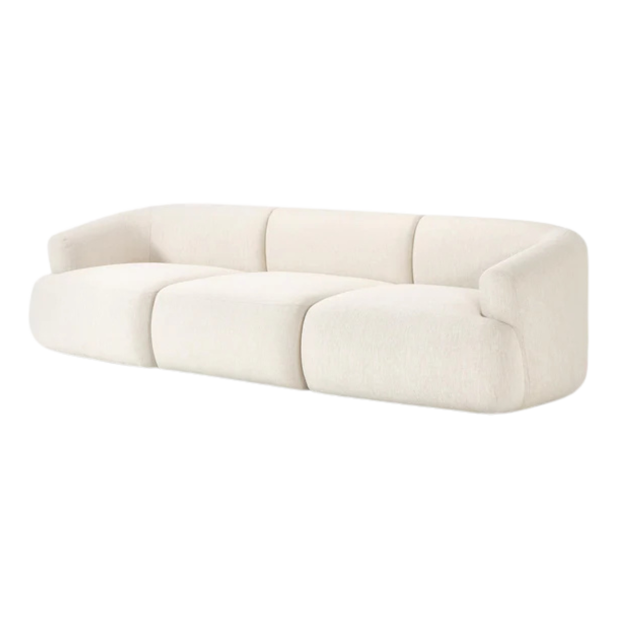 Sofá modular Noa blanco crema (3 plazas)