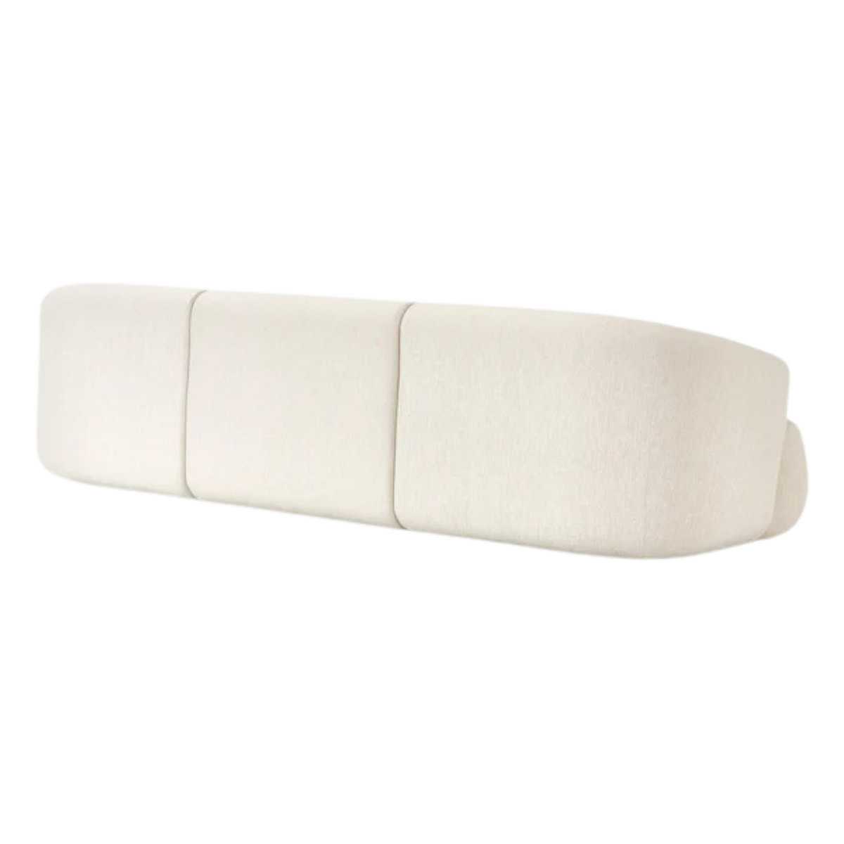 Sofá modular Noa blanco crema (3 plazas)