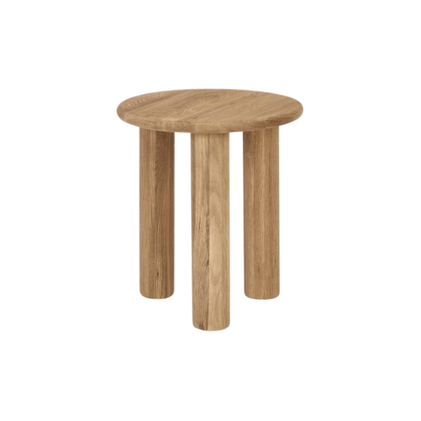 Mesa auxiliar Verona chapado en madera roble