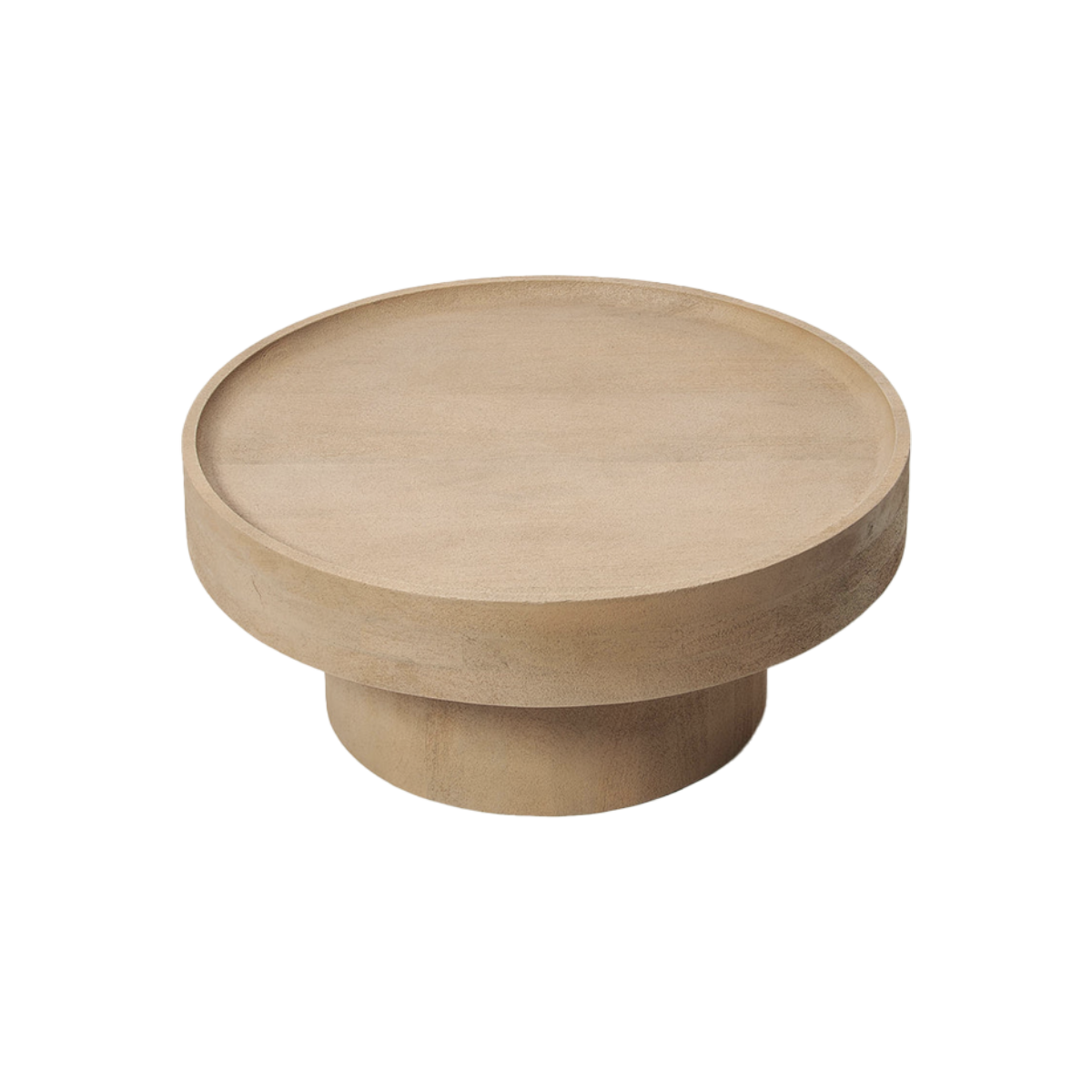 Mesa de centro Toronto con enchape de madera roble