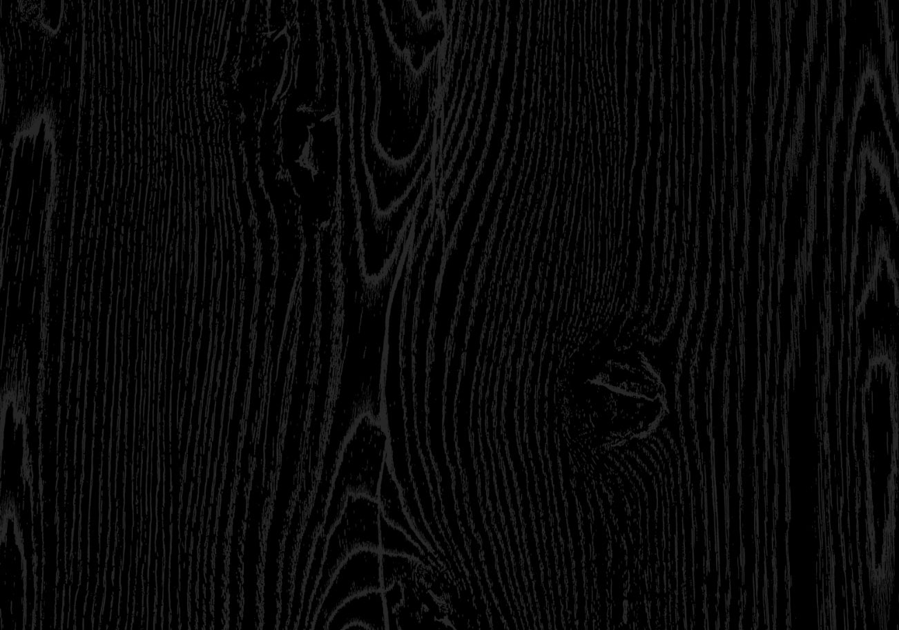 Aparador Effie de melamina roble negro con 2 puertas ranurada