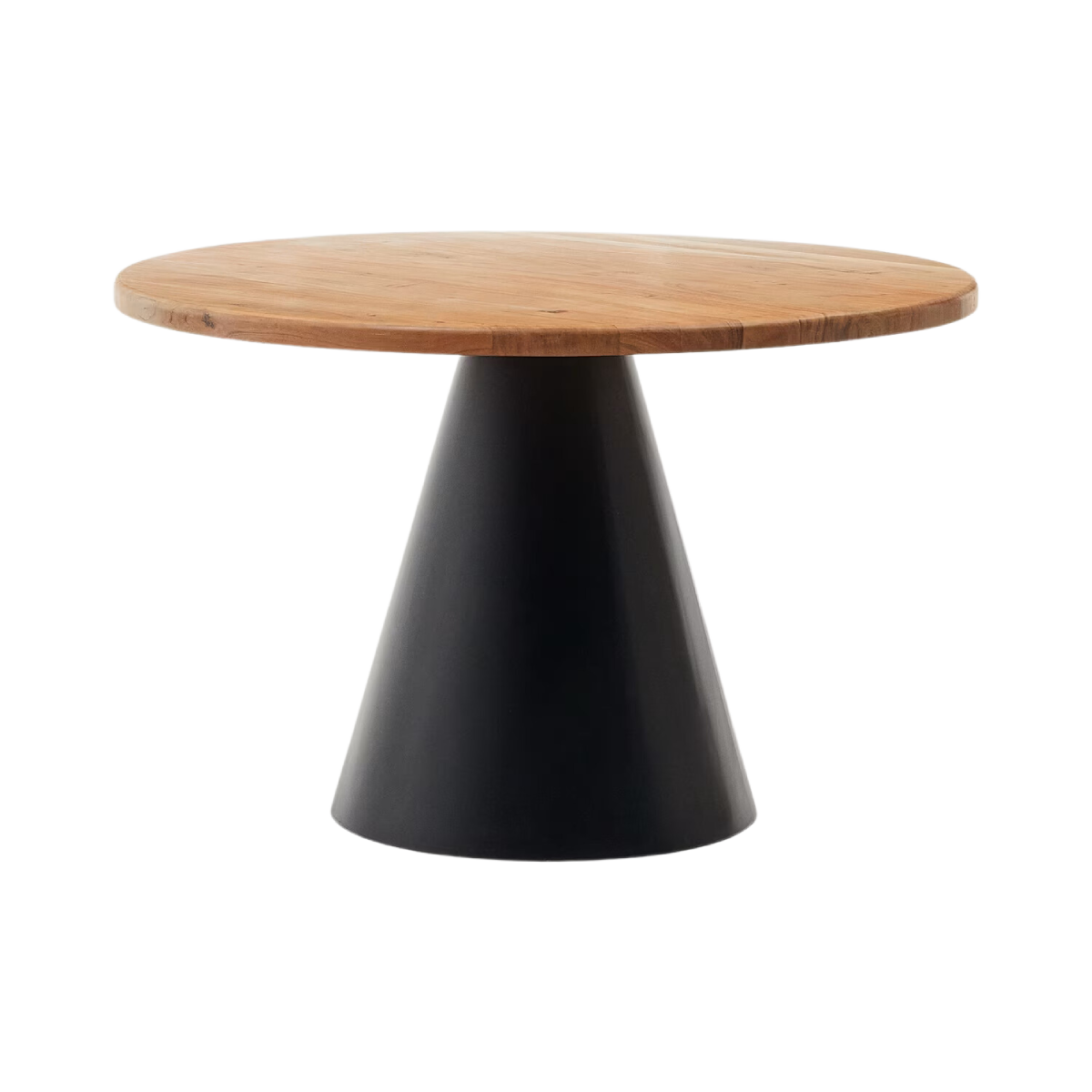 Mesa redonda Argo con enchape eucalipto Ø 120 cm