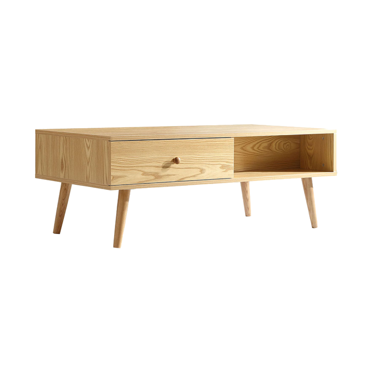 Mesa de centro Blomm de melamina con 2 cajones