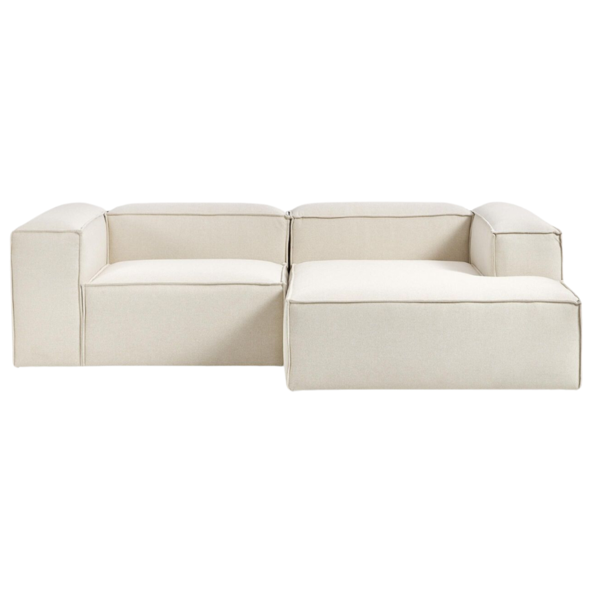 Sofá modular chaise lounge Tasha beige