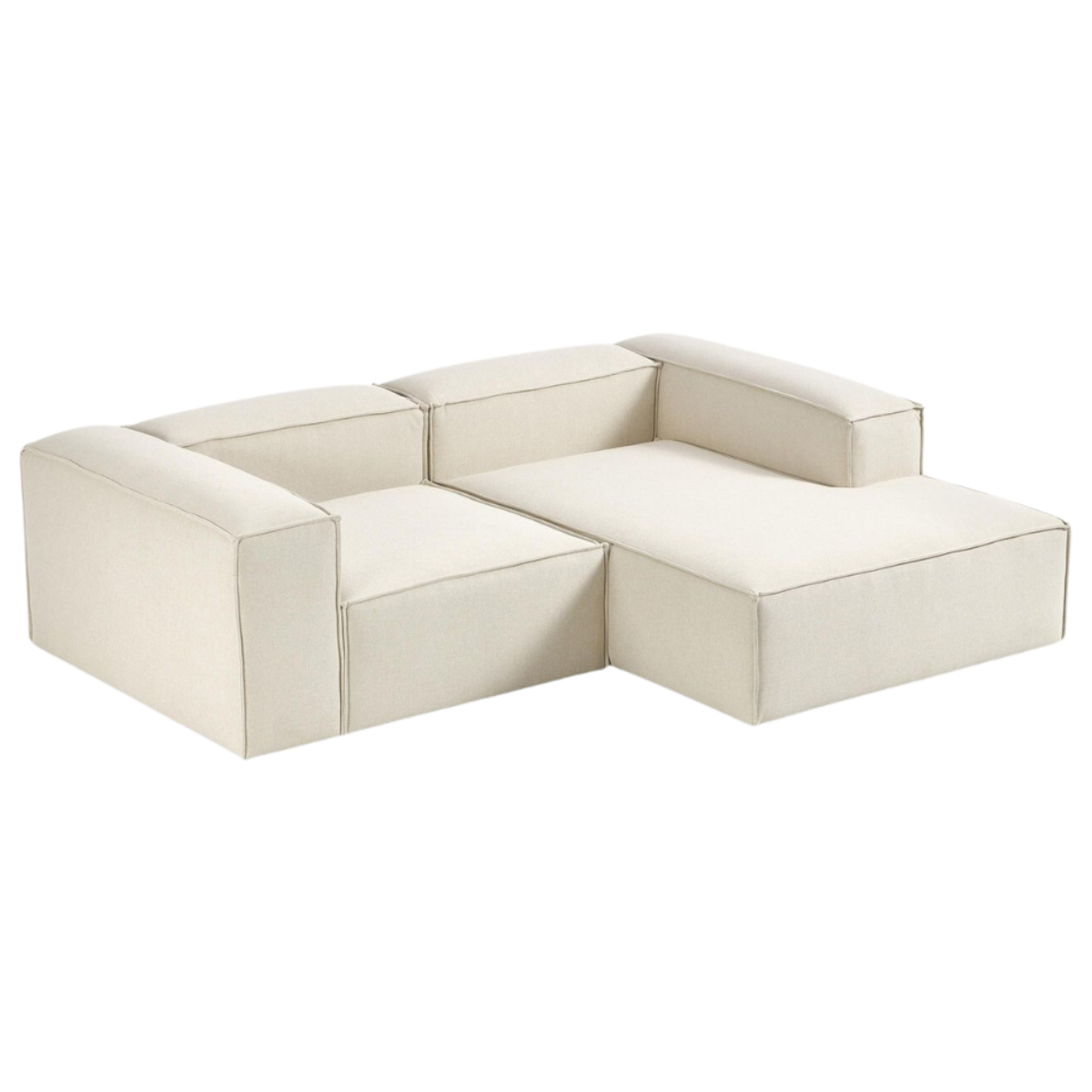 Sofá modular chaise lounge Tasha beige