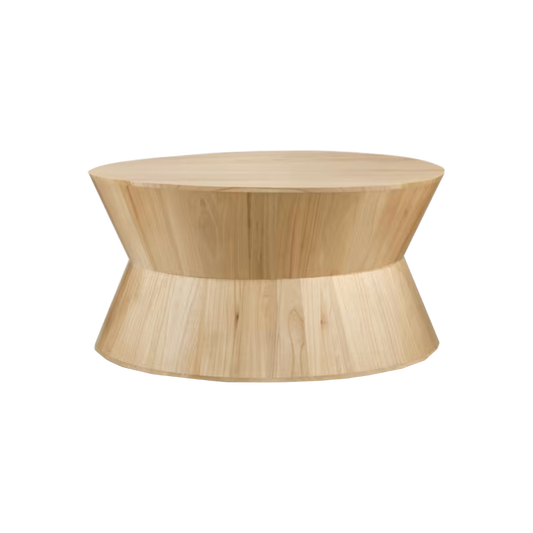 Mesa de centro Lima chapado madera roble blanco americano