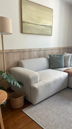 Sofá chaise lounge Luc beige