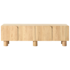 Mueble TV London de madera roble acabado natural