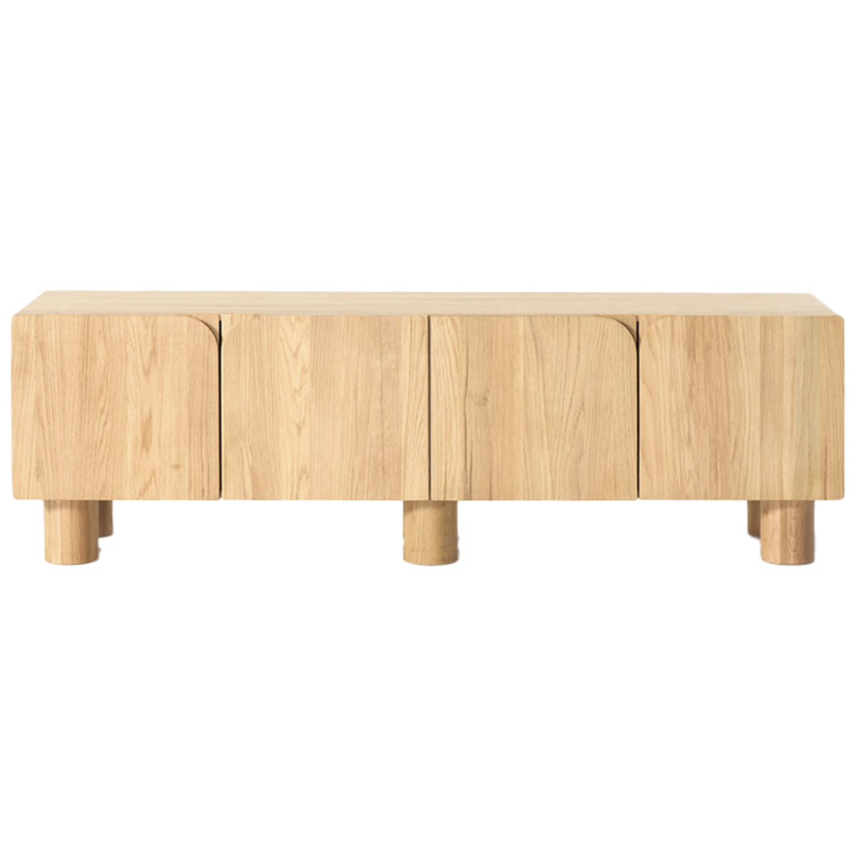 Mueble TV London de madera roble acabado natural