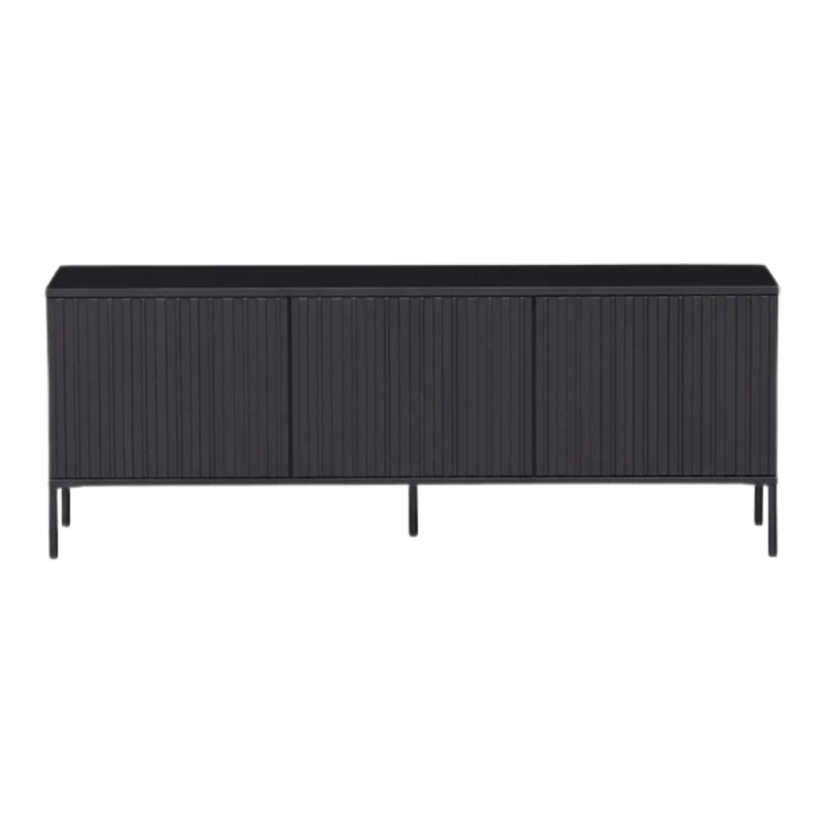 Mueble TV Orlando de melamina roble negro