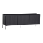 Mueble TV Orlando de melamina roble negro