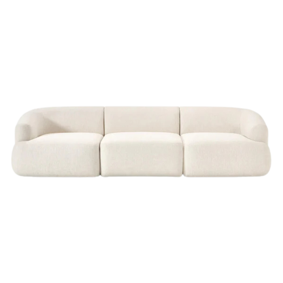 Sofá modular Noa blanco crema (3 plazas)