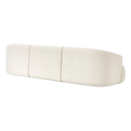 Sofá modular Noa blanco crema (3 plazas)