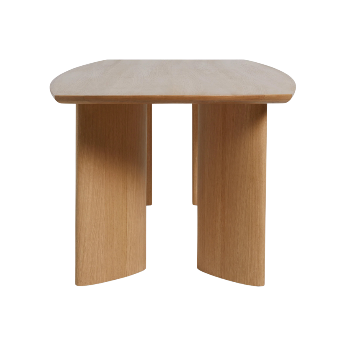 Mesa Dansel chapado en madera roble de 220x100 cm
