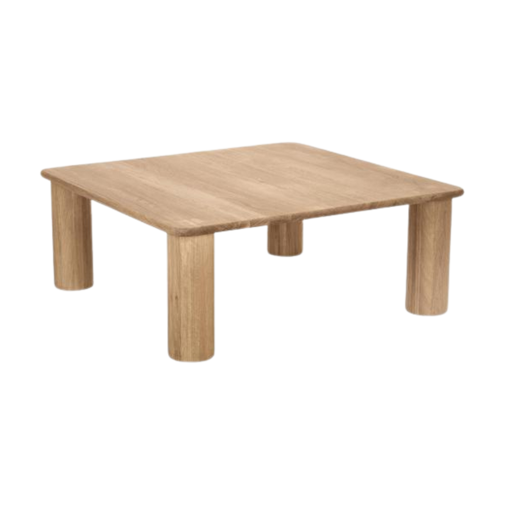 Mesa de centro Verona chapado madera roble