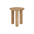 Mesa auxiliar Verona chapado en madera roble