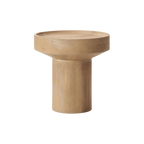 Mesa auxiliar Toronto chapado en madera roble