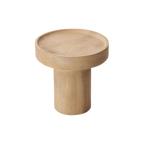 Mesa auxiliar Toronto chapado en madera roble