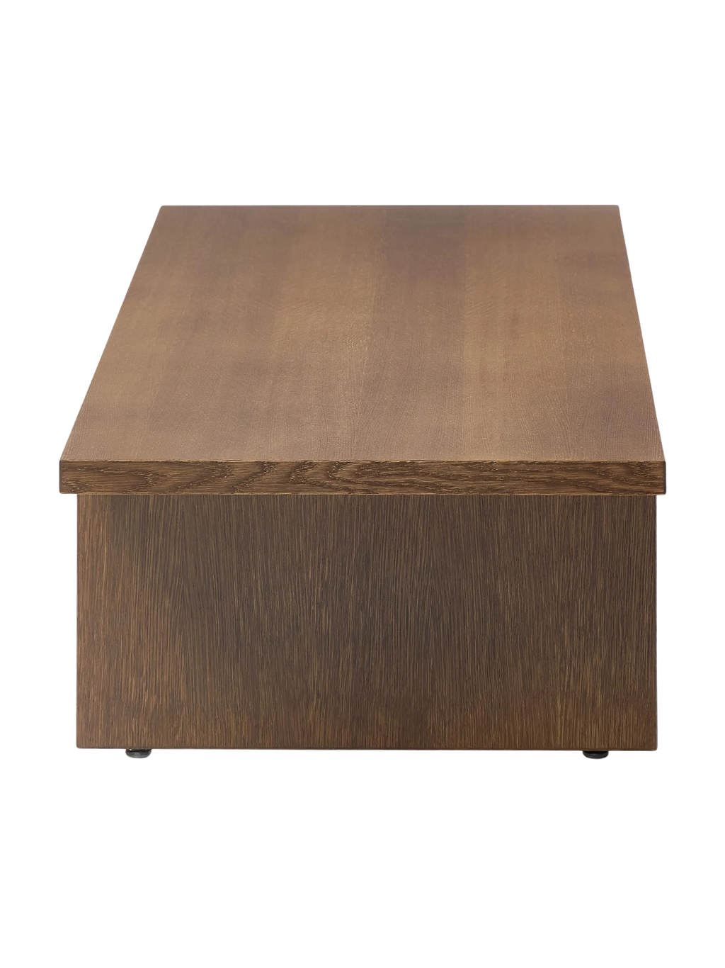 Mesa de centro Lisa enchapado en nogal de  120 x 45 cm