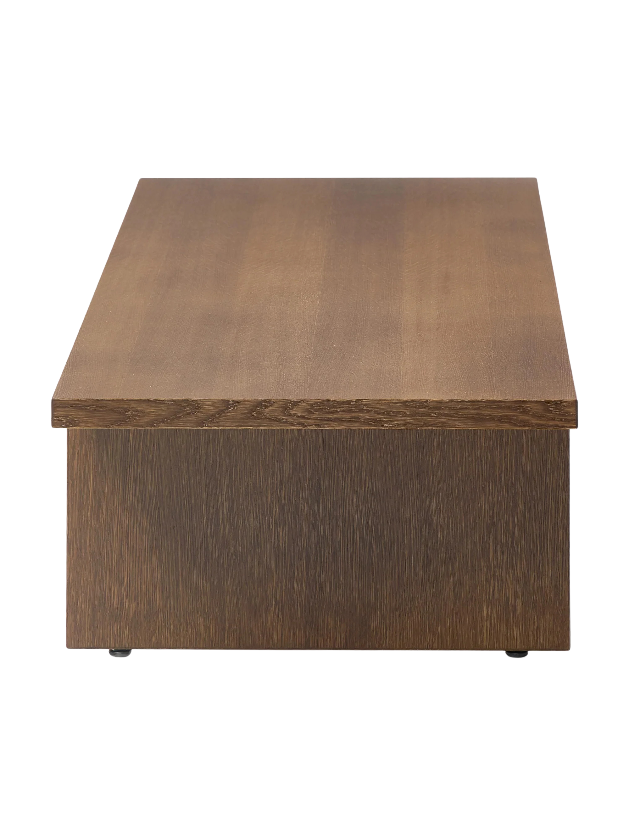 Mesa de centro Lisa enchapado en nogal de  120 x 45 cm