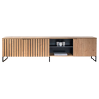 Mueble de TV Milán de melamina con patas metálica