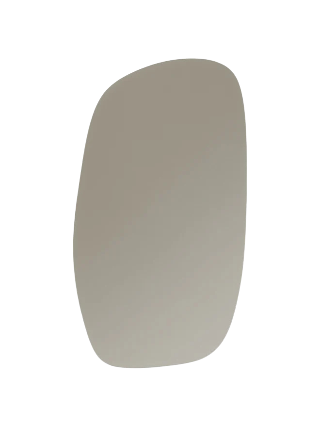 Mesa de comedor Aria beige con tablero vidrio de 200x100 cm