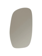 Mesa de comedor Aria beige con tablero vidrio de 200x100 cm