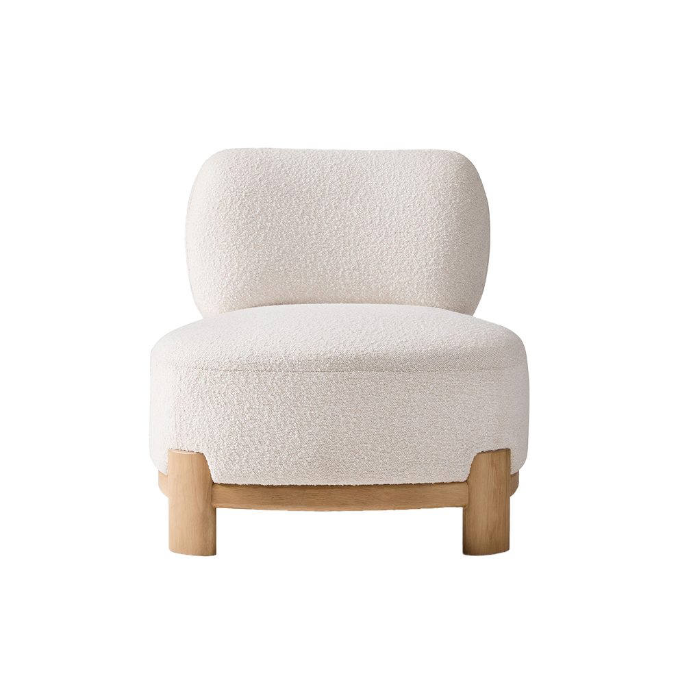 Butaca Siena Beige de madera maciza