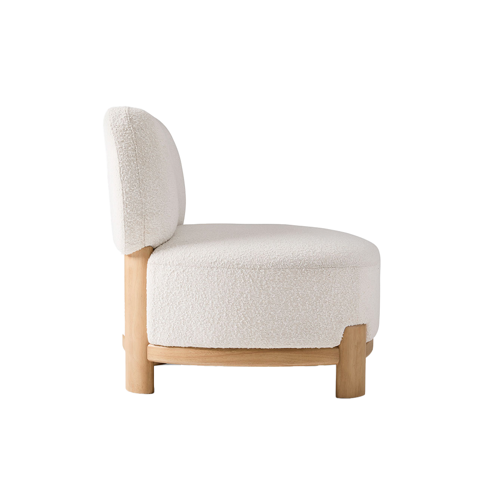 Butaca Siena Beige de madera maciza