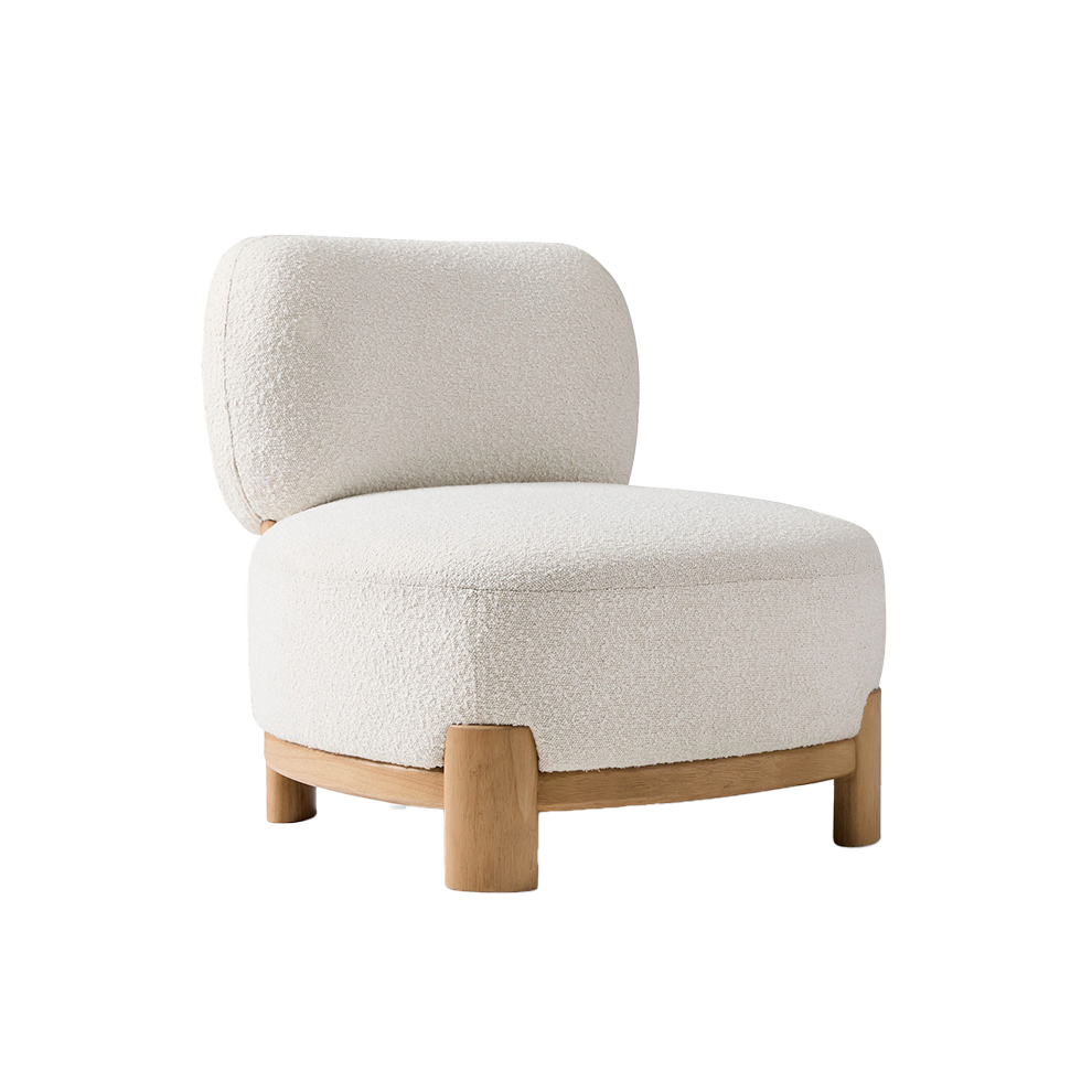 Butaca Siena Beige de madera maciza