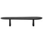 Mesa de centro Nara enchapado en alamo negro 130 x 50 cm