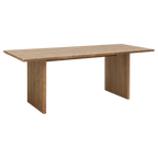 Mesa Gale chapado en nogal frances de 180x90 cm