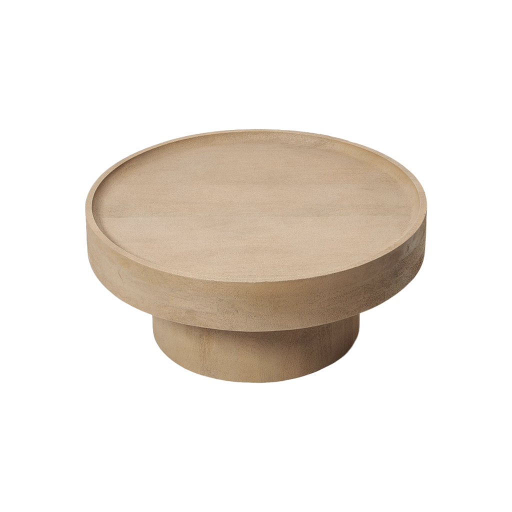 Mesa de centro Toronto con enchape de madera roble