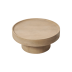 Mesa de centro Toronto con enchape de madera roble