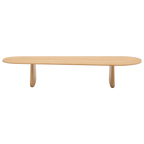 Mesa de centro Nara enchapado en roble 130 x 50 cm