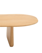 Mesa de centro Nara enchapado en roble 130 x 50 cm