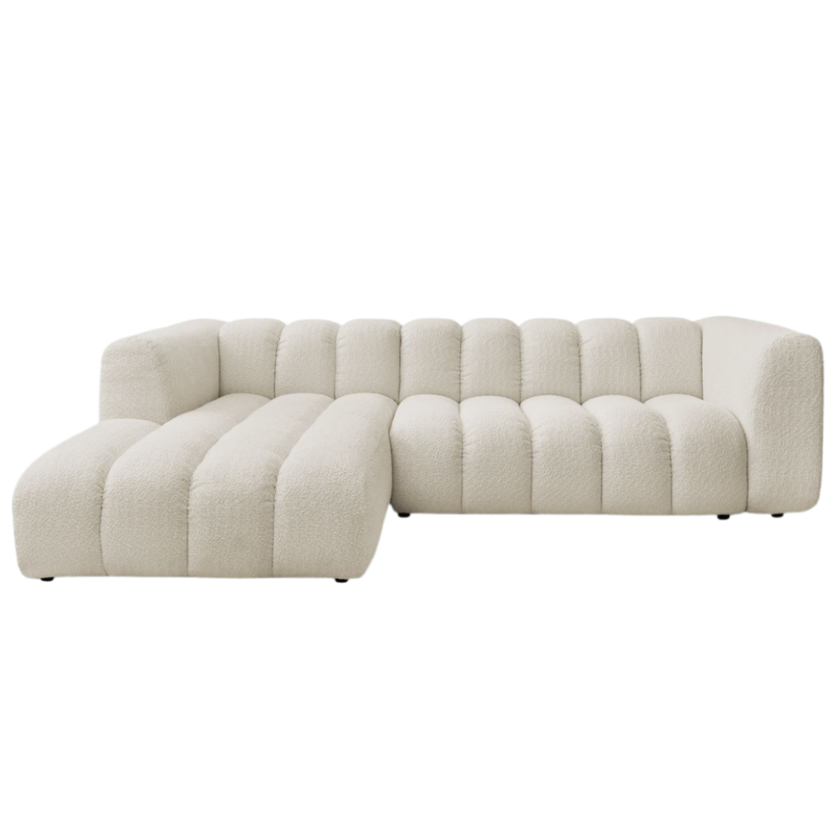 Sofá chaise lounge Palmer beige (3 plazas)