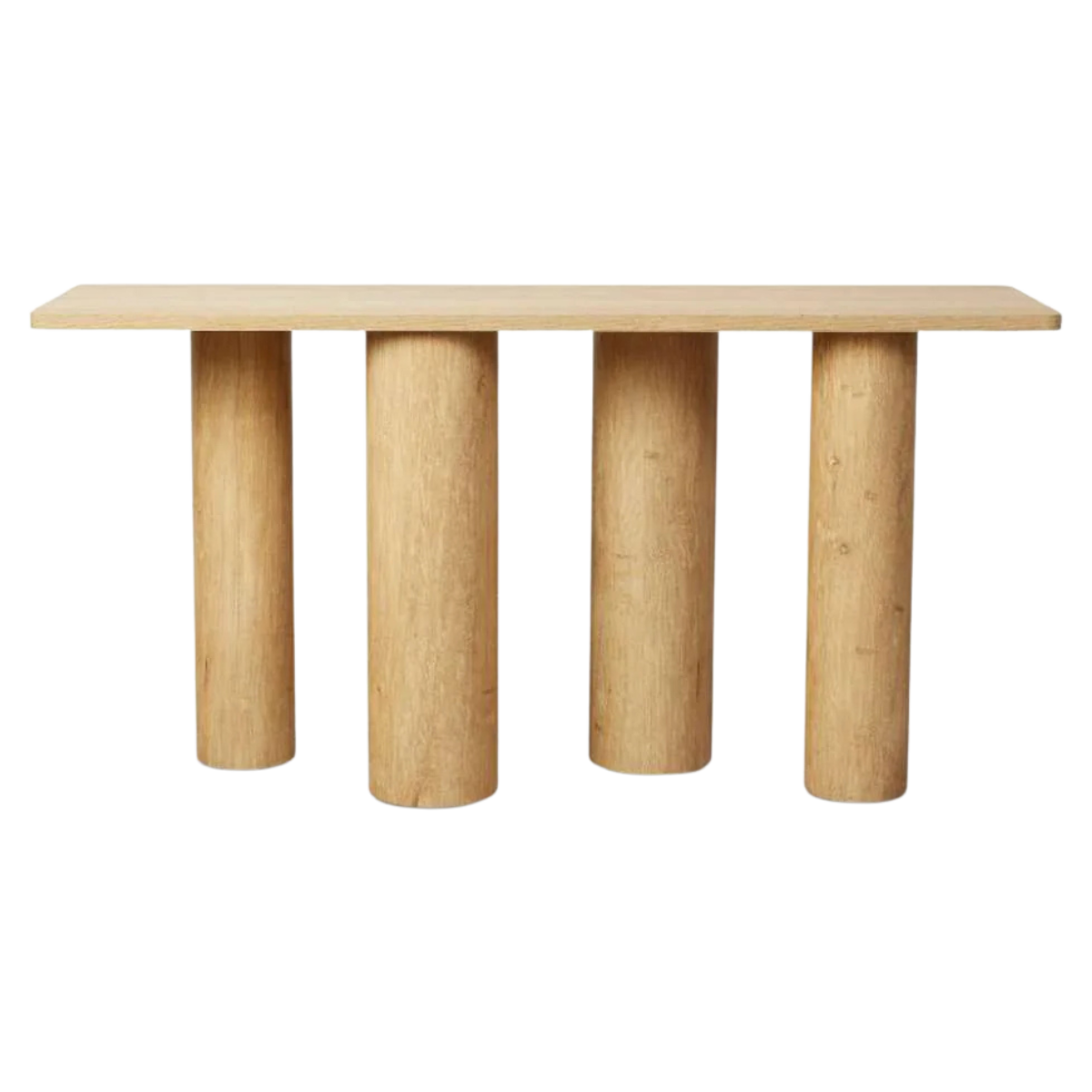 Consola Rumi enchapado en madera roble