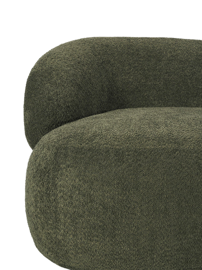 Sillón lounge Mónaco verde oscuro