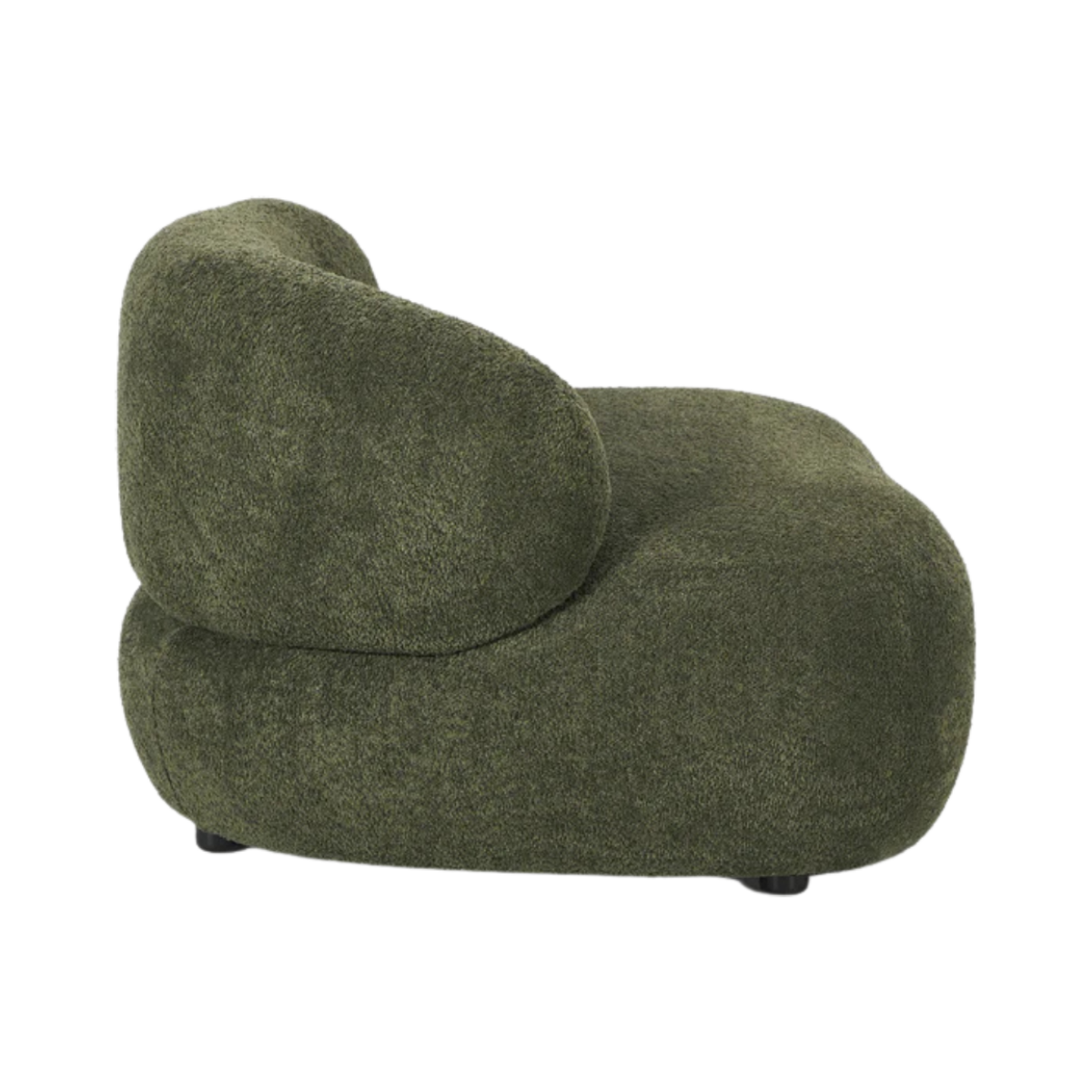 Sillón lounge Mónaco verde oscuro