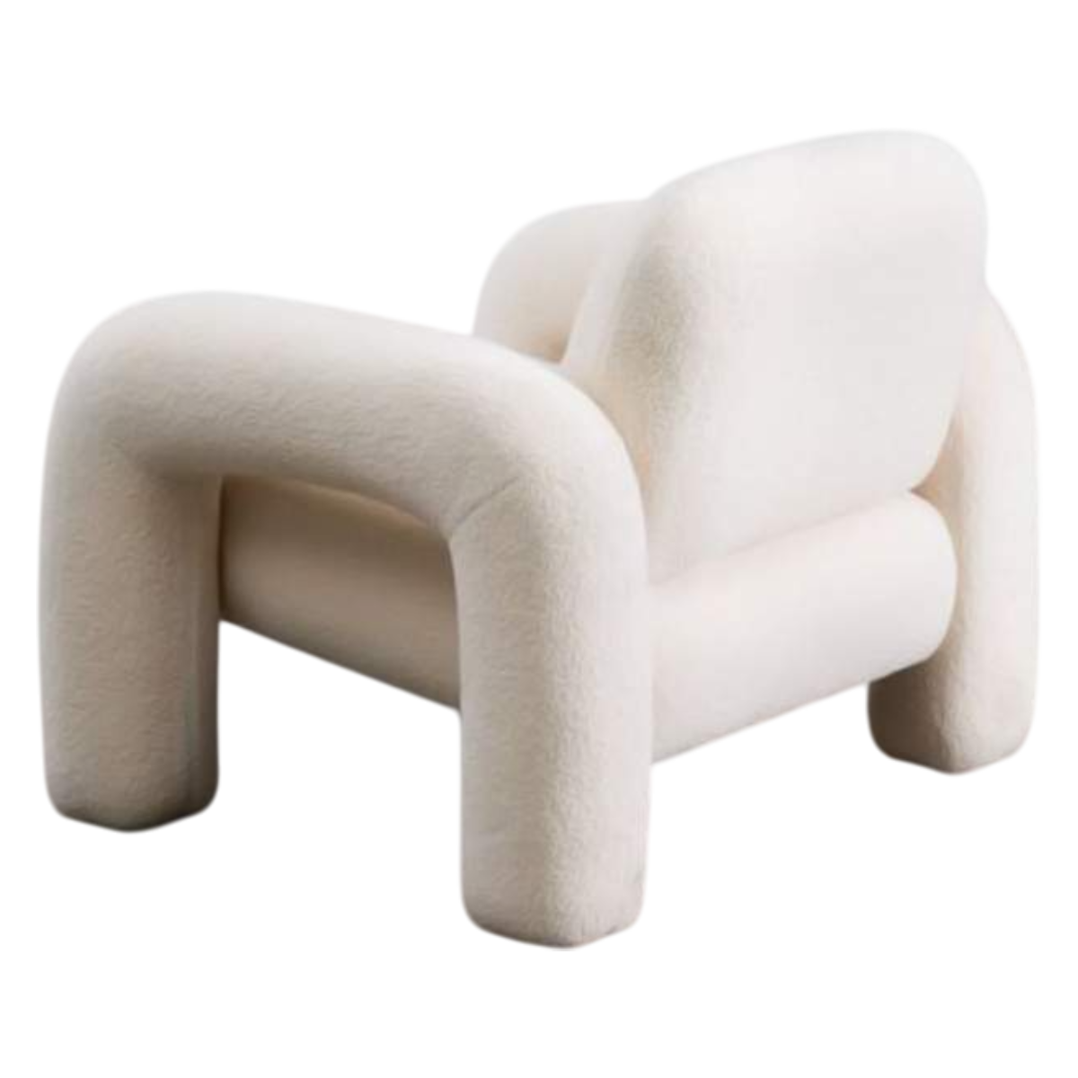 Butaca Valencia boucle blanco