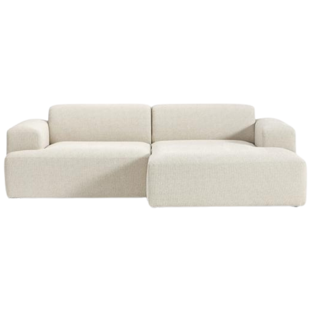 Sofá chaise lounge Luc beige