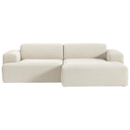 Sofá chaise lounge Luc beige