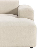 Sofá chaise lounge Luc beige