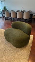 Sillón lounge Mónaco verde oscuro