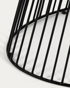 Mesa Zola con estructura metálica negro 200x100 cm