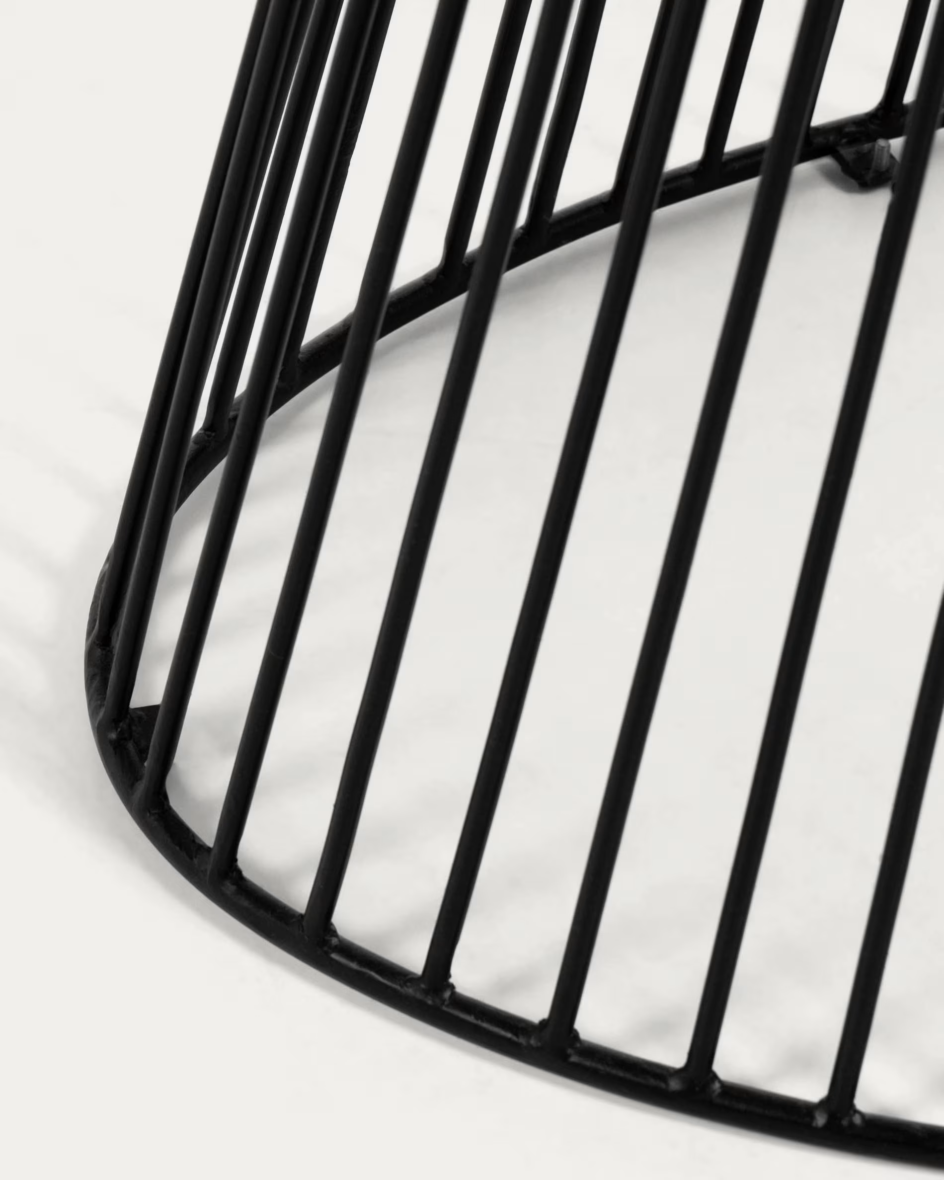 Mesa Zola con estructura metálica negro 200x100 cm