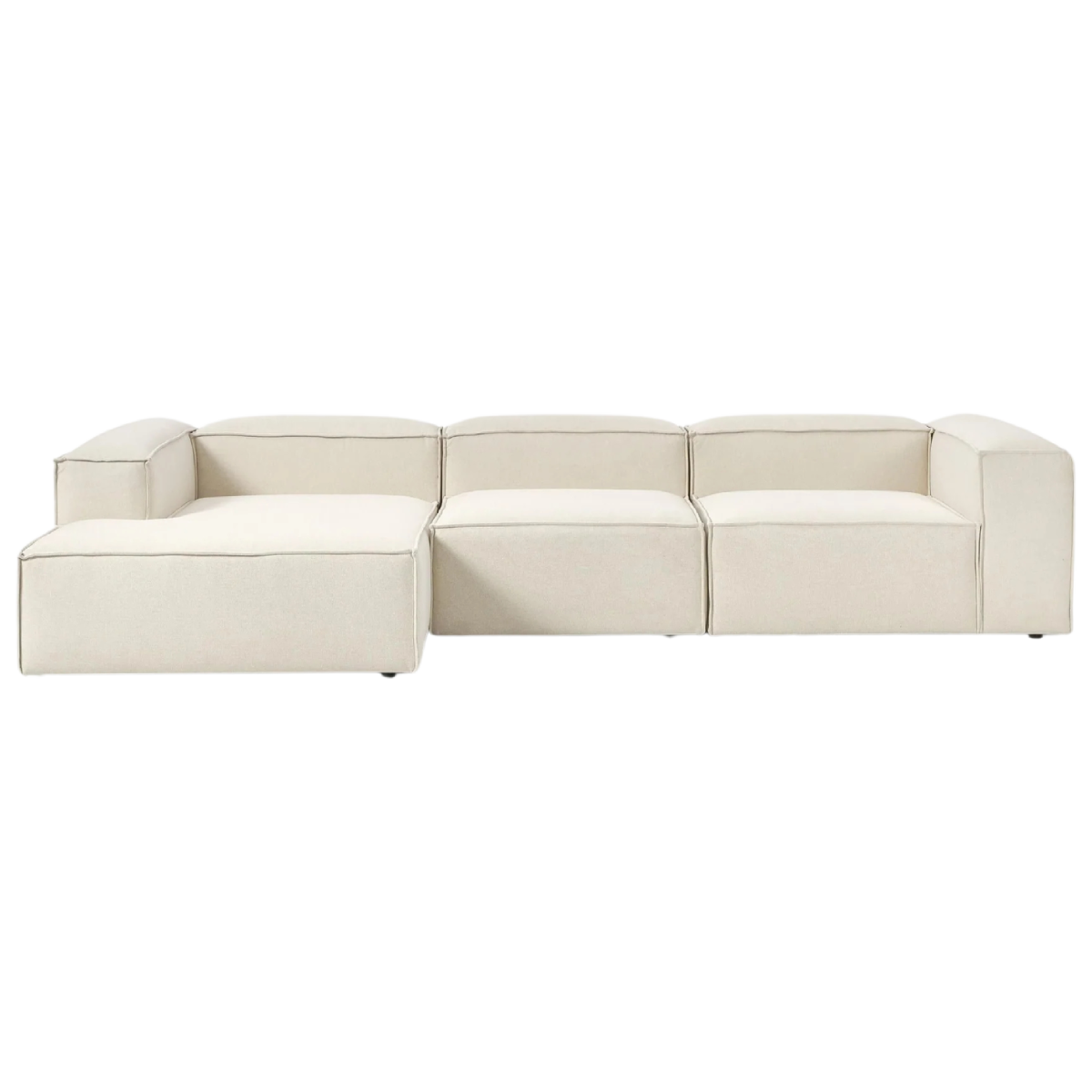 Sofá chaise lounge Tasha beige (4 plazas)
