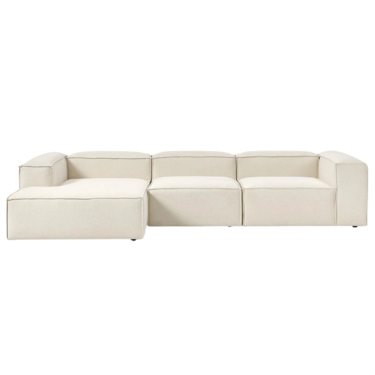 Sofá chaise lounge Tasha beige (4 plazas)